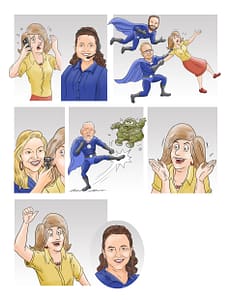 Illustration & Coloring for cartoonbob.com