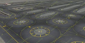 2D & 3D Model for a Flight Simulation in 3D Studio Max. Airport 2