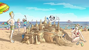 Illustration & Coloring for cartoonbob.com