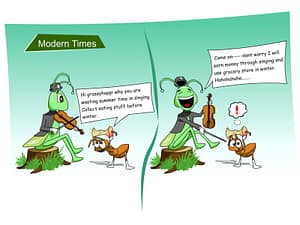 Comic Illustration for a Fun 5