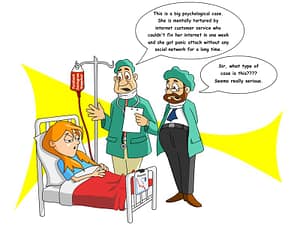 Comic Illustration for a Fun 1