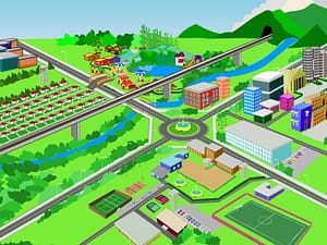 Illustration for a 2D Interactive Game