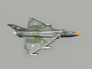 Mirage Fighter Jet 3D Model
