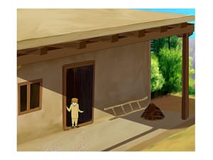 Digital Background Painting for an Animation 6