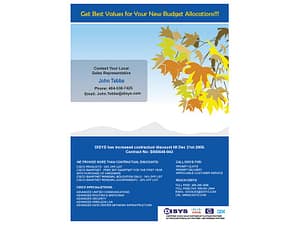 Marketing Flyer Design for DISYS 7