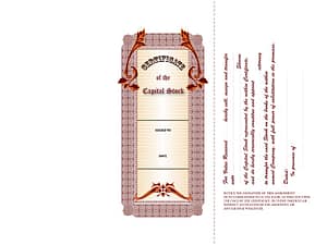 Certificate Design for Lalazaar 1