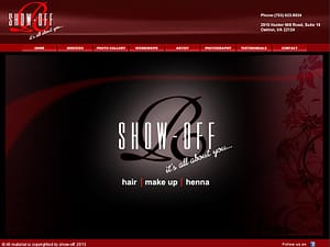 Old website Deisgn for Show-Off.biz