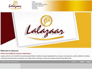 Old website Deisgn for Lalazaar