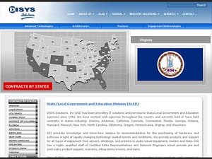 Old website Deisgn for DISYS Solutions